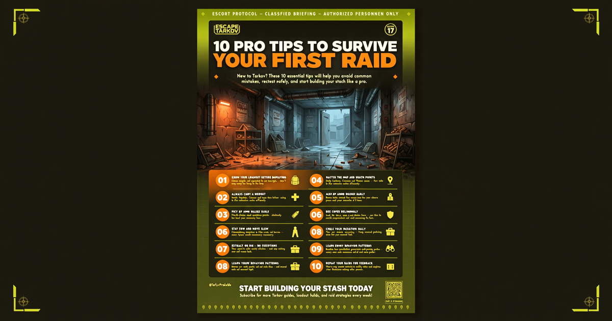 10 Pro Tips to Survive Your First Raid in Escape from Tarkov